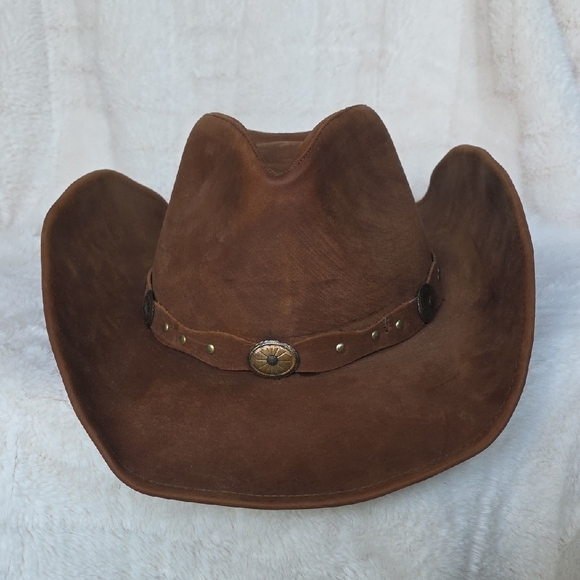 Stetson Roxbury Shapeable Leather Cowboy Western Hat - Picture 12 of 13